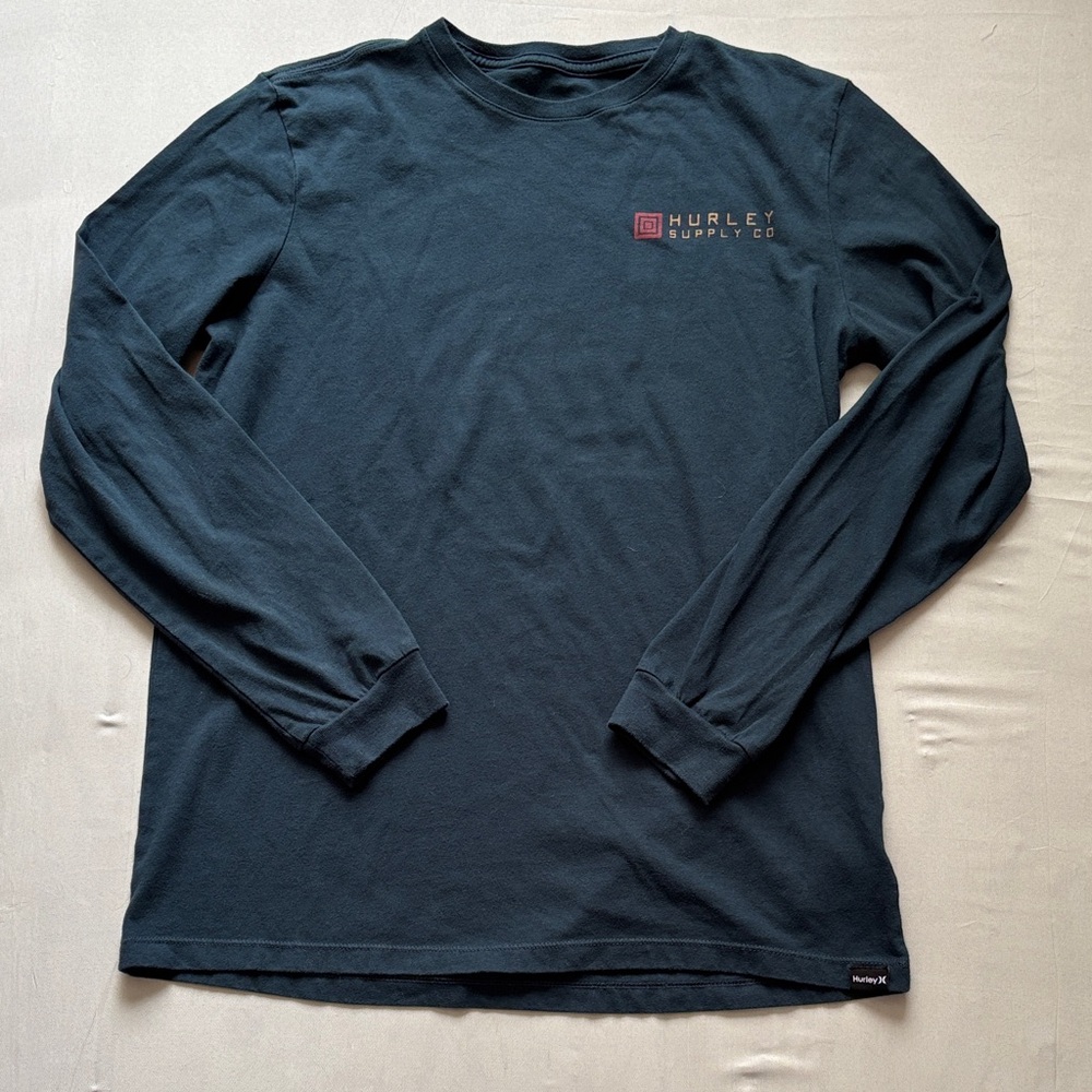 Hurley Men's Dark Gray Long Sleeve Tee